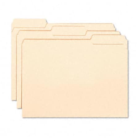 Made-To-Stick Interior File Folders- Top Tab- Letter- Manila MA3348127